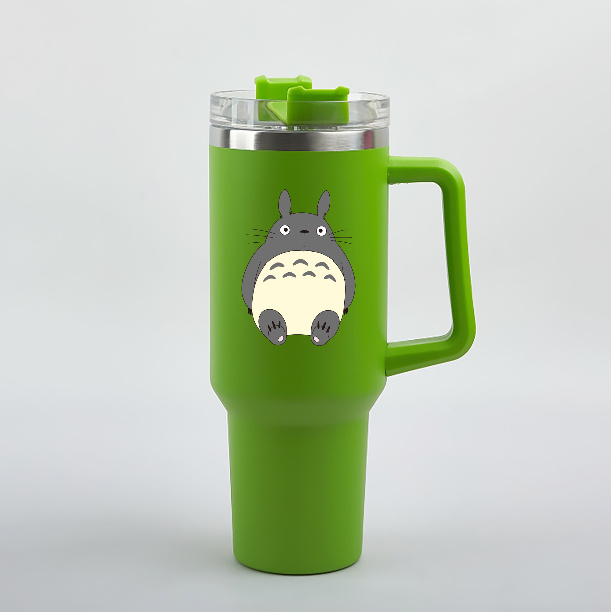 （画像用） となりのトトロ 草壁メイ 草壁サツキ My Neighbor Totoro Satsuki Kusakabe Mei Kusakabe 1200mL車用タンブラー（カラープリント）